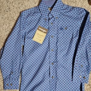 Wrangler boys western shirt size Medium